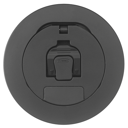 Recessed 4" Series, Cover Assembly, Black Powder Coat Finish