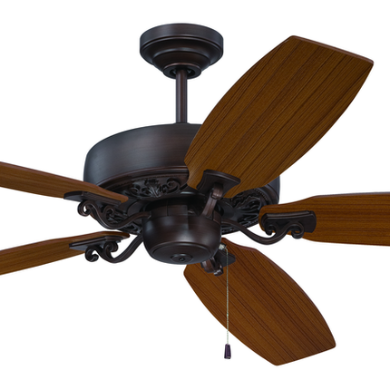 64" Patterson in Aged Bronze Highlight w/ Walnut/Teak Blades