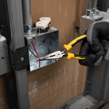 Pliers, Needle Nose Side-Cutters, 6-3/4-Inch