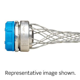 1 Inch, Straight, Male, Anodized Aluminum Body, Wide-Range Strain-Relief, .700 - .970 Cord Range