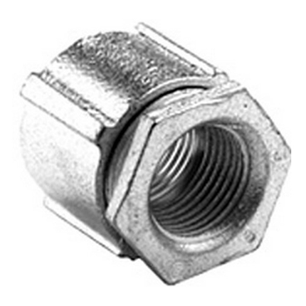 3-Piece Conduit Coupling, 1/2", Iron for an Impact-Resistant Fit