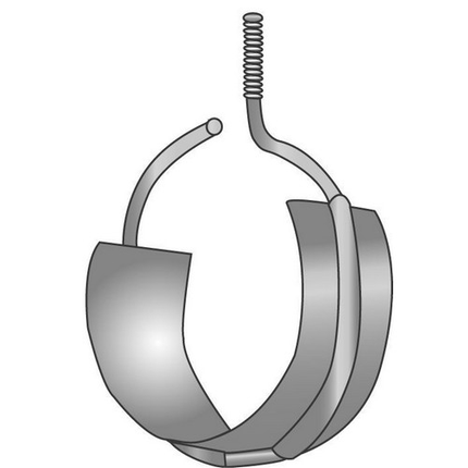 Cable Support Bridle Rings with Saddle 2"