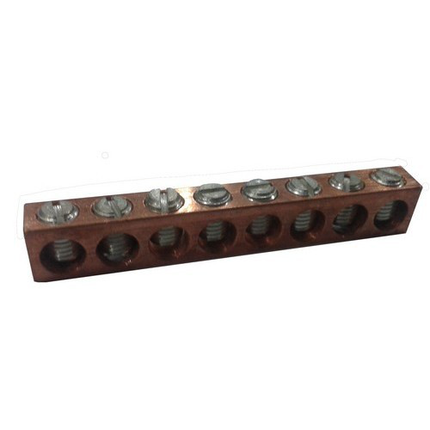 Neutral Bars - Copper #14 - #4 6 Circuit