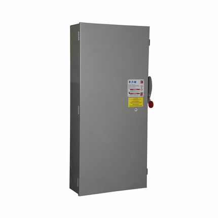 Eaton General duty cartridge fuse safety switch, 600 A, NEMA 1, Painted steel, Class H fuses, Fusible with neutral, Two-pole, Three-wire, Category: general duty safety switch, 240 V