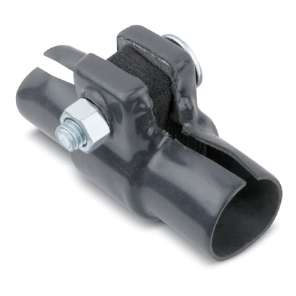 PVC CTD SPLIT CPLG 3/4IN IRON GRAY