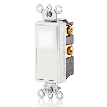 Decora LED Illuminated Rocker 4-Way Switch