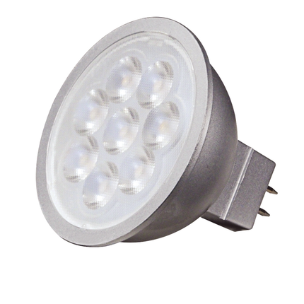 SATCO S9491 6.5 WATT; LED MR16 LED; 3000K; 25 DEG. BEAM ANGLE; GU5.3 BASE; 12 VOLT AC/DC