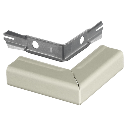 Metal Raceway, External Elbow, HBL500/700/750 Series, Ivory