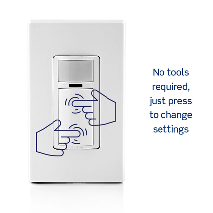 Decora Occupancy Motion Sensor Light Switch, Auto-On, 2A, Residential Grade, Single Pole