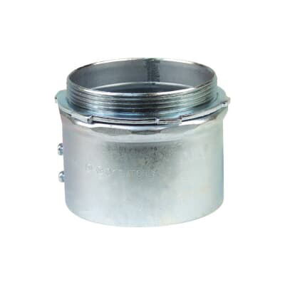 4 INCH CONN,SSCREW,EMT,STL