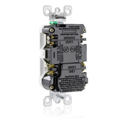 15 Amp SmartlockPro® AFCI/GFCI Receptacle/Outlet, Hospital Grade, Tamper-Resistant