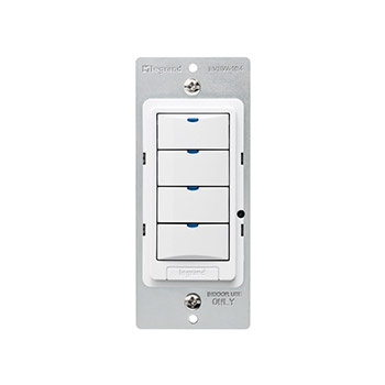 Wattstopper® Low Voltage Switch, 2-Button with LED, Black
