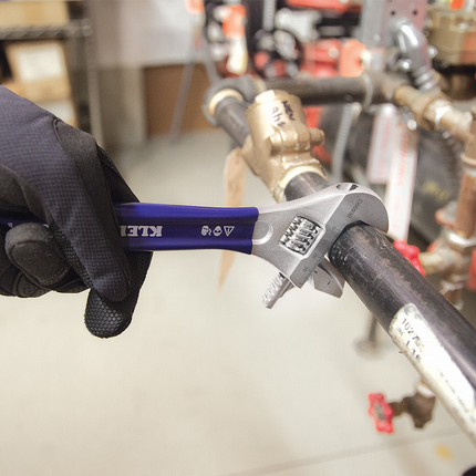 Reversible Jaw/Adjustable Pipe Wrench, 10-Inch
