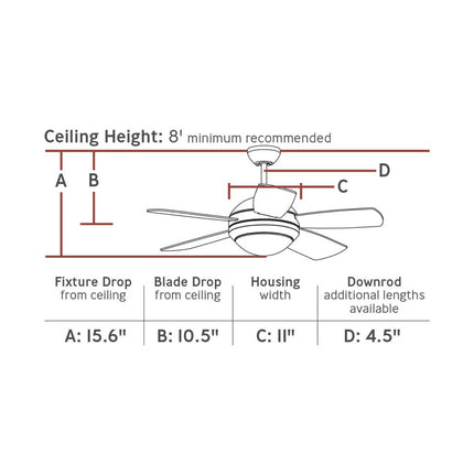 5DI44BKD, Ceiling Fan