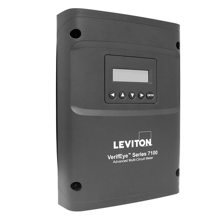 Submeter, Embedded Branch Circuit Monitor, 48 Inputs, LCD Display, NEMA 1 Enclosure
