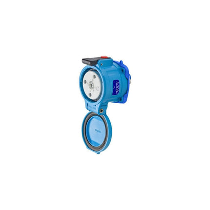 DS20 Receptacle, Poly, Blue, Size 2, Type 3R, 3P+G, 20A, 208 VAC, 60 Hz