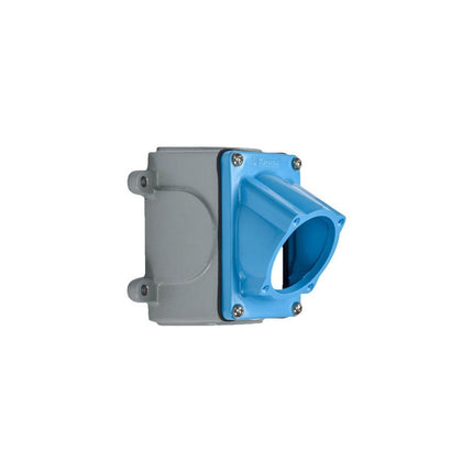 Box/angle adapter Poly, Blue, Size 2