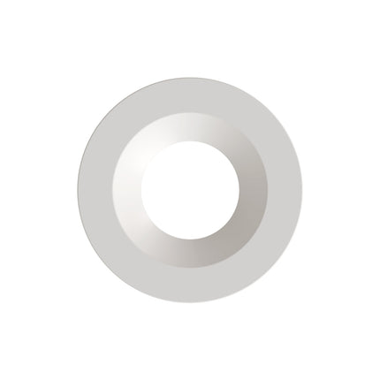 COLOR TRIM FOR 6" MODULAR DOWNLIGHT ROUND WHITE SMOOTH