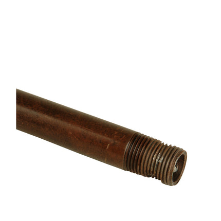 18" Downrod in Aged Bronze Textured