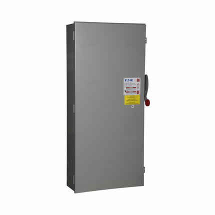 Eaton General duty cartridge fuse safety switch, 600 A, NEMA 3R, Painted galvanized steel, Class H fuses, Fusible with neutral, Two-pole, Three-wire, Category: general duty safety switch, 240 V