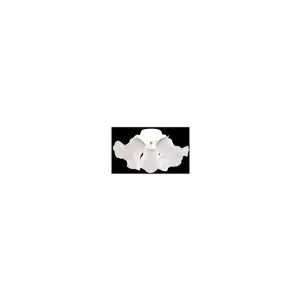 CRAFTMADE ECK11WW 3 LIGHT FAN LIGHT KIT IN WHITE WITH FROSTED GLASS