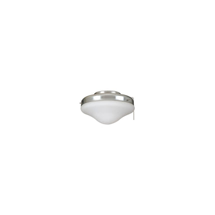 CRAFTMADE ELK113-1GV-W OPAL FROST BOWL LIGHT KIT W/2X9W LED GALVANIZED