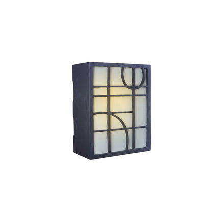 Geometric Lighted LED Chime in Oiled Bronze - ICH1660-OB