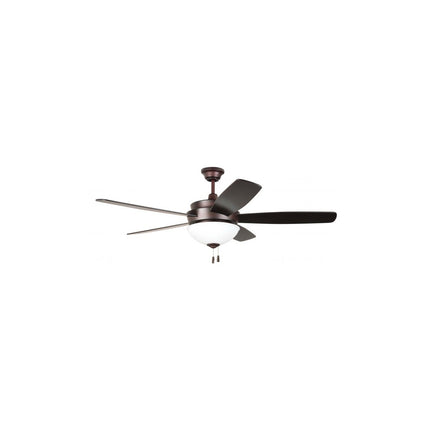 52" Ceiling Fan with Blades and Light Kit - LY52OB5-WG