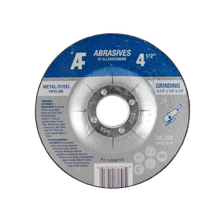 11Gw4500  4-1/2 X 1/4 X 7/8 Grinding Wheel For Metal