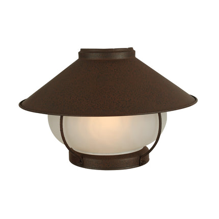 Wire Cage Frost Glass w/1x9w LED- RI