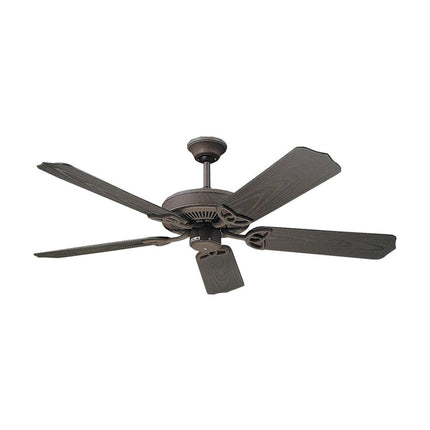 52" Outdoor Patio Fan Ceiling Fan in Brown