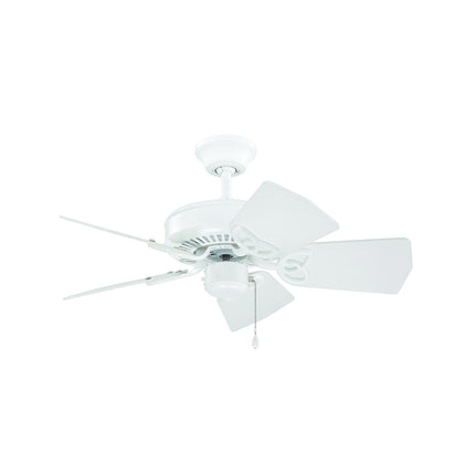 30" Piccolo Ceiling Fan in White