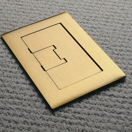 COVER ASSY. SINGLE, BRASS