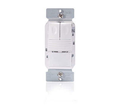 WATTSTOPPER PW-200-B PIR WALL SWITCH OCCUPANCY SENSOR 2 RELAYS 120/277V BLACK