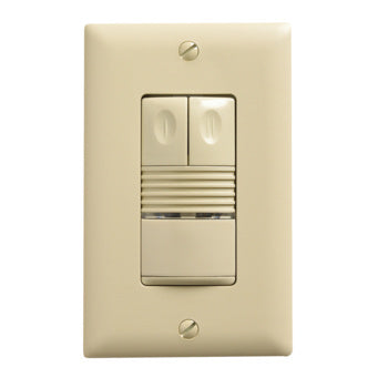 WATTSTOPPER PW-200-B PIR WALL SWITCH OCCUPANCY SENSOR 2 RELAYS 120/277V BLACK