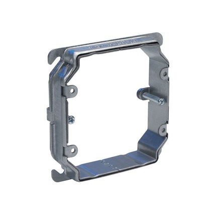LASALLE AMR2 4 SQUARE TWO GANG ADJUSTABLE DEPTH DEVICE RING 3/4 TO 1-1/2 IN. RAISED