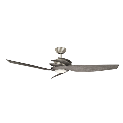 62" Spyra Fan in Brushed Nickel