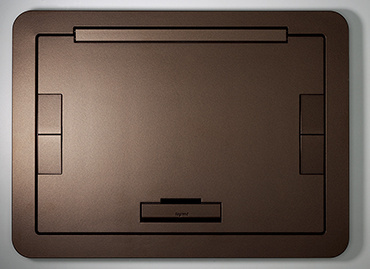 Evolution Series EFB6, EFB8, EFT10 Floor Box Flush Style Cover with Solid Lid