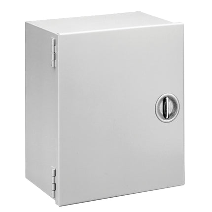 Hinged-Cover with Recessed Handle Type 1, 30.00x24.00x8.62, Gray, Steel