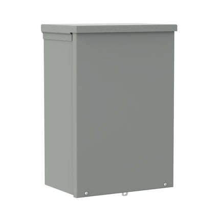 Screw-Cover Drip-Shield Type 3R With Knockouts, 6x6x6, Gray, Steel