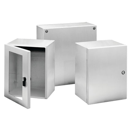 InLine Enclosure Screw Cover Type 4X, 350x300x200mm, Brushed, Stainless 304
