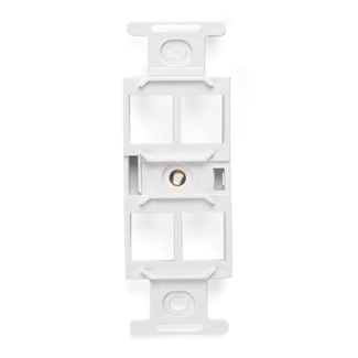 QUICKPORT™ Duplex Type 106 Insert, 4-Port, White