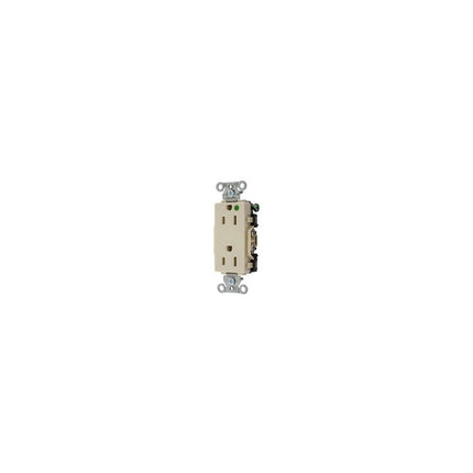 HUBBELL 2172IV RCPT DECO DUP HG HUBPRO 15A/125V IV