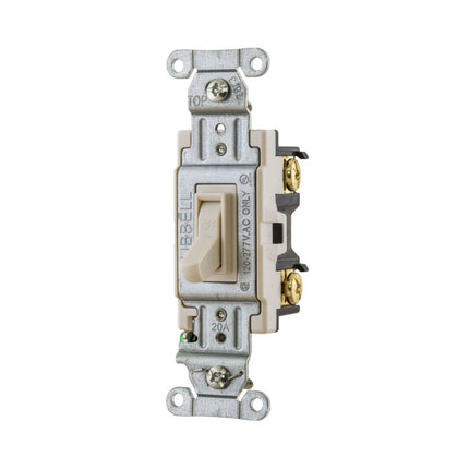 HUBBELL CSB120LAF SWITCH SP 20A 120/277V B+S LA FRAME