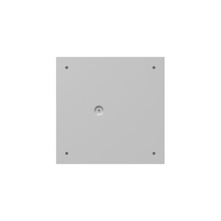 10x8x10 Screw Cover Type 1 UL Steel KOs Gray Cover w/Teardrop Slots Holes In Back