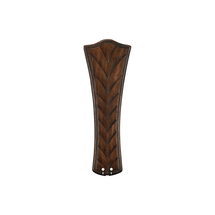26" CONCAVE RIBBED CARVED BLADE: WALNUT - SET OF 5