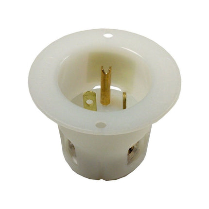 HUBBELL HBL5378C FLG-INLET 20A 125V 5-20P WH