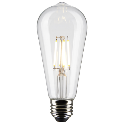 5 Watt ST19 LED; Clear; Medium base; 90 CRI; 3000K; 120 Volt