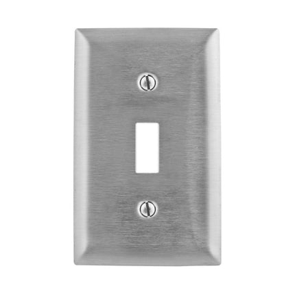 HUBBELL SS1 WALLPLATE 1-G SWITCH SS