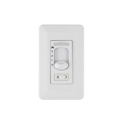 Wall Control Non Reversing - Fan Speed and Light - WH